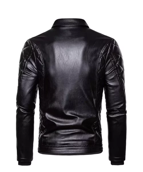 Men Black Retro Aviator Jacket