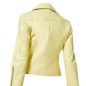 Faux Leather Women's Biker Jacket