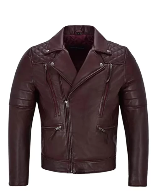 Men Lambskin Napa motorcycle Jacket