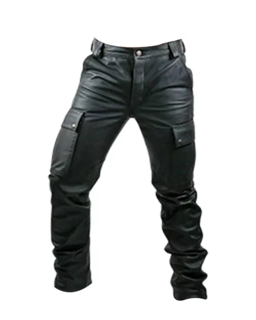 Men's Original Leather Cargo Pants
