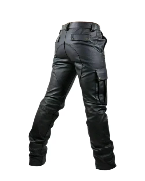 Men's Original Leather Cargo Pants