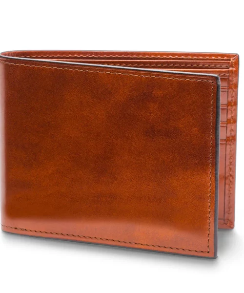 Old Leather Bifold Wallet with Card slot