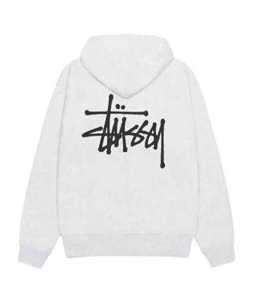 Basic Stussy White Hoodie