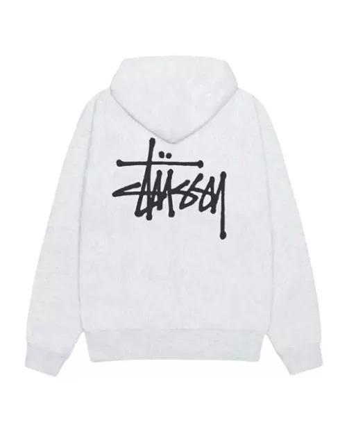 Basic Stussy White Hoodie