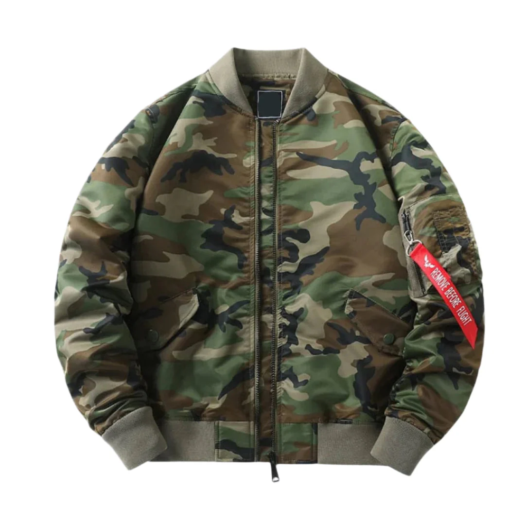 Military M81 Woodland Flight Camo Jacket | Stylish & Durable