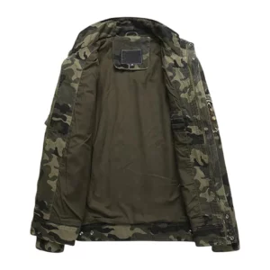 Mens-Springrain-Military-Camo-Cotton-Jacket