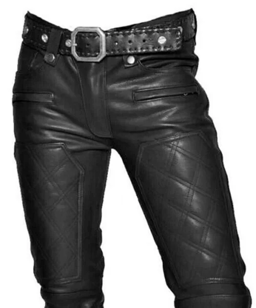Original Quilted Leather Pants