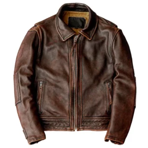 Adventure Bound Brown Leather Jacket - Stylish & Durable