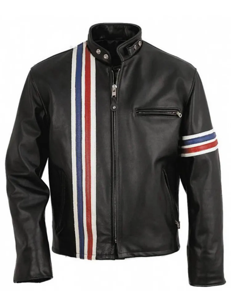 Johnny Knoxville Motorcycle Leather Jacket Stylish Biker Jacket