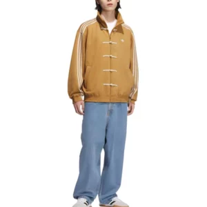Chinese New Year Mustard Adidas Jacket Chinese Jacket