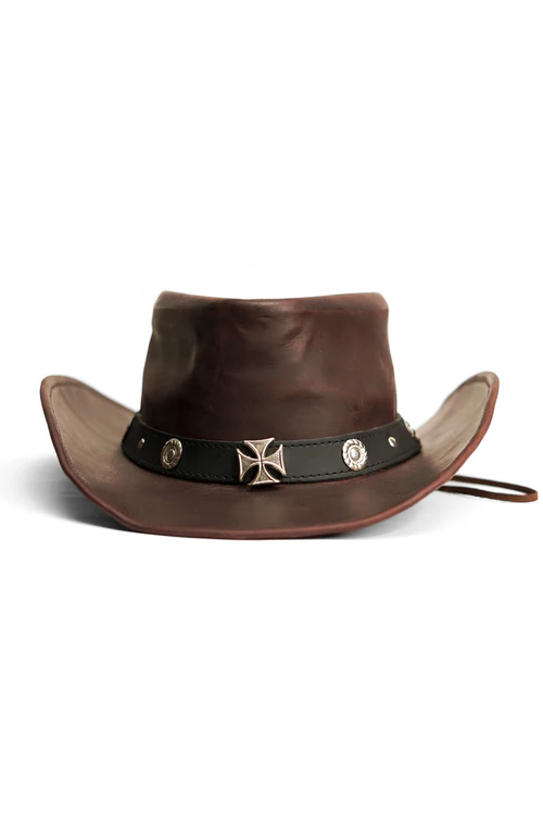 Premium Leather Western Cowboy Hat