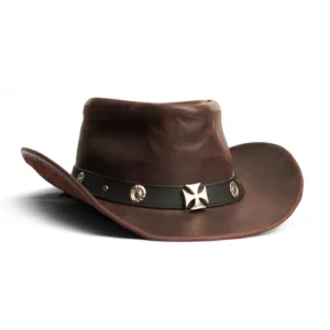 Premium Leather Western Cowboy Hat