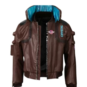 Cyberpunk 2077 Brown Bomber Jacket