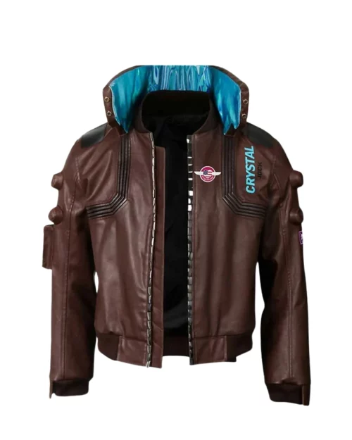 Cyberpunk 2077 Brown Bomber Jacket