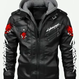 Cyberpunk Samurai Leather Jacket