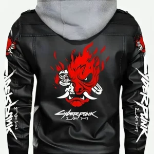 Cyberpunk Samurai Leather Jacket