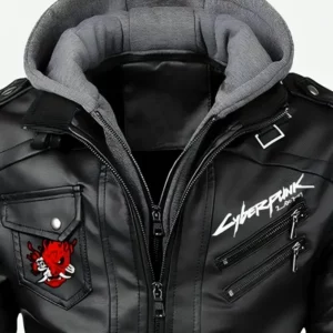 Cyberpunk Samurai Leather Jacket