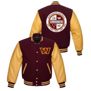 Washington Commanders Letterman Jacket