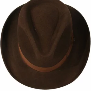 Indiana Jones Style Felt Cotton Fedora Cowboy Hat