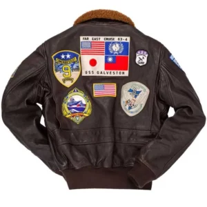 Top Gun G-1 Antique Bison Leather Jacket