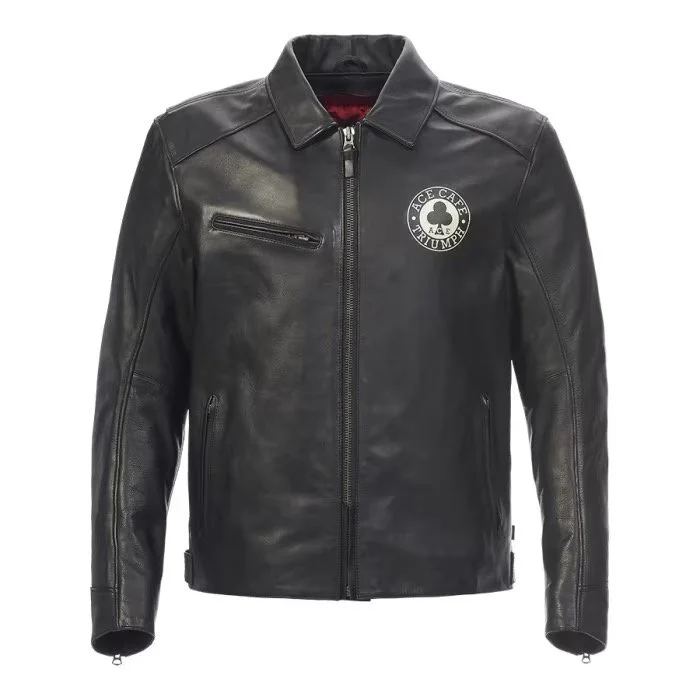 Ace Cafe Triumph Motorcycle Leather Jacket | Motorcycle Jacket