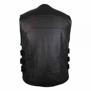 Mens Motorcycle Leather Vest