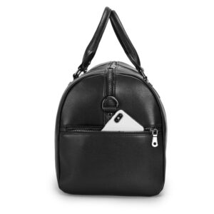 The Glock black Leather Travel Bag