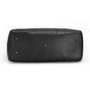 The Glock black Leather Travel Bag