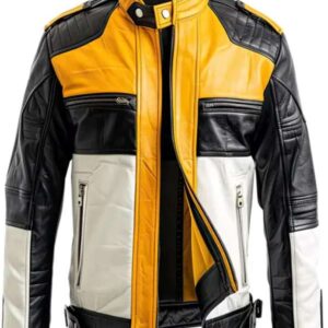 Men Cafe Racer Leather Jacket
