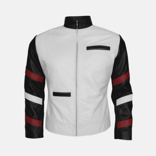 Men Motorcycle Leather Jacket