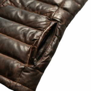 Men’s Bridger Leather Down Puffer Vest