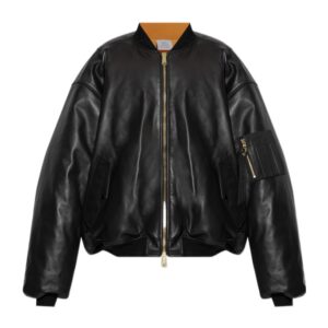 Men's Vetements Oversized Leather Jacket