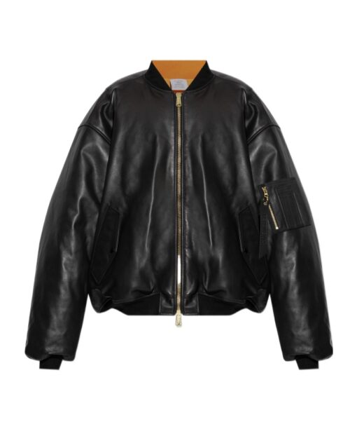 Men's Vetements Oversized Leather Jacket