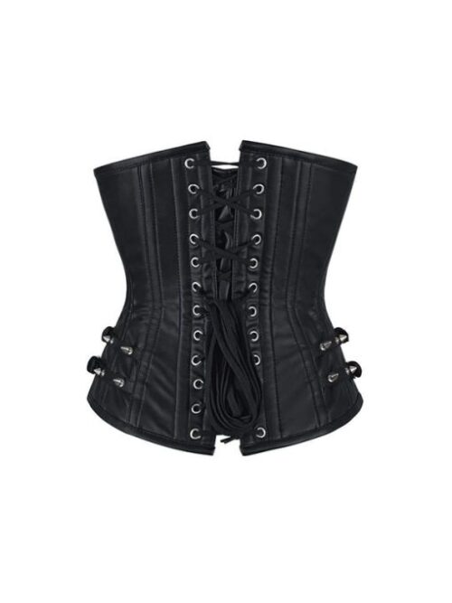 Womens Nappa Underbust Leather Corset