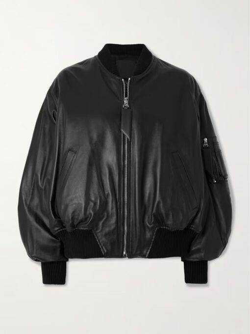 レザージャケット・コート THE ATTICO SS25 Bomber (250WCB00004 LBT128AA100) 64f4b7be-508c-414c-ae8c-
