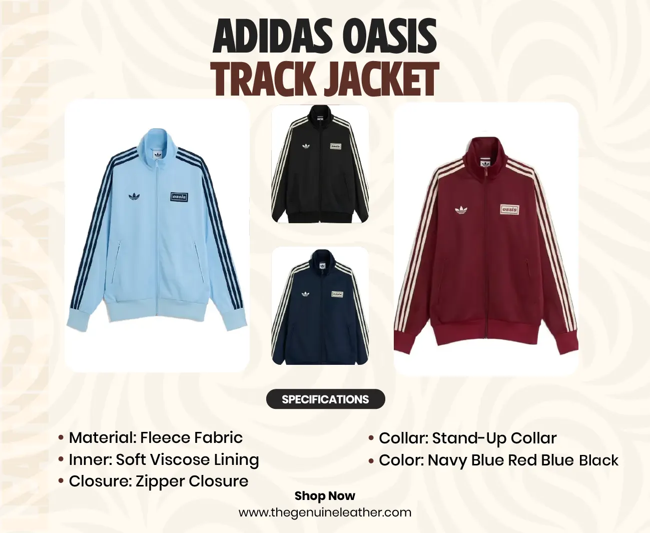 Adidas Oasis Black Track Jacket | Adidas Black Jacket
