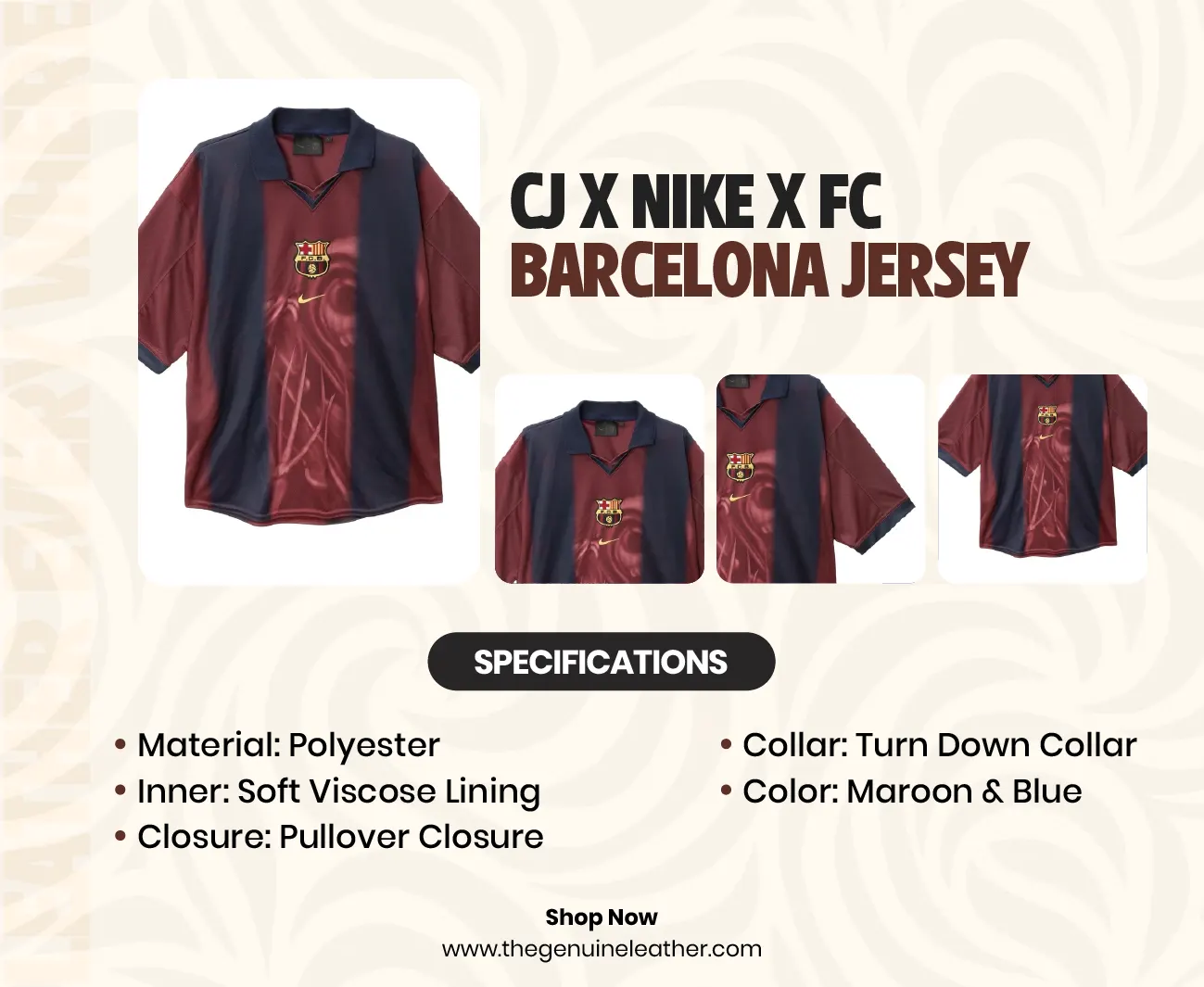 CJ x Nike x FC Barcelona Jersey | FC Barcelona Jersey