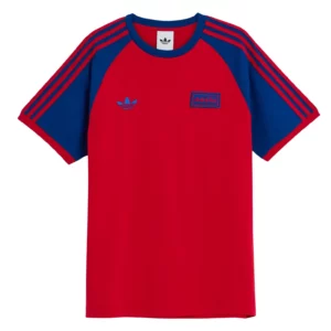 Adidas Oasis Tour Stripes Red T-Shirt
