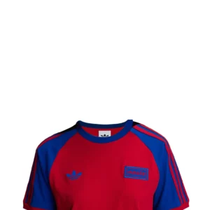 Adidas Oasis Tour Stripes Red T-Shirt