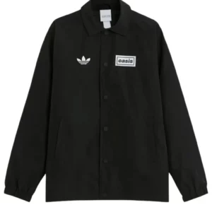 adidas Oasis ツアーコーチジャケット黒XLサイズ Adidas x Oasis Tour Coach Black Jacket | Black Jacket