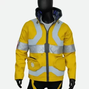 Cyberpunk Edgerunners Yellow Leather Jacket
