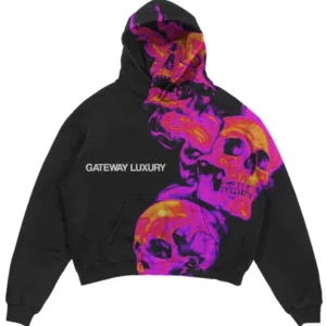 Elevate Style Gateway Luxury Black Hoodie