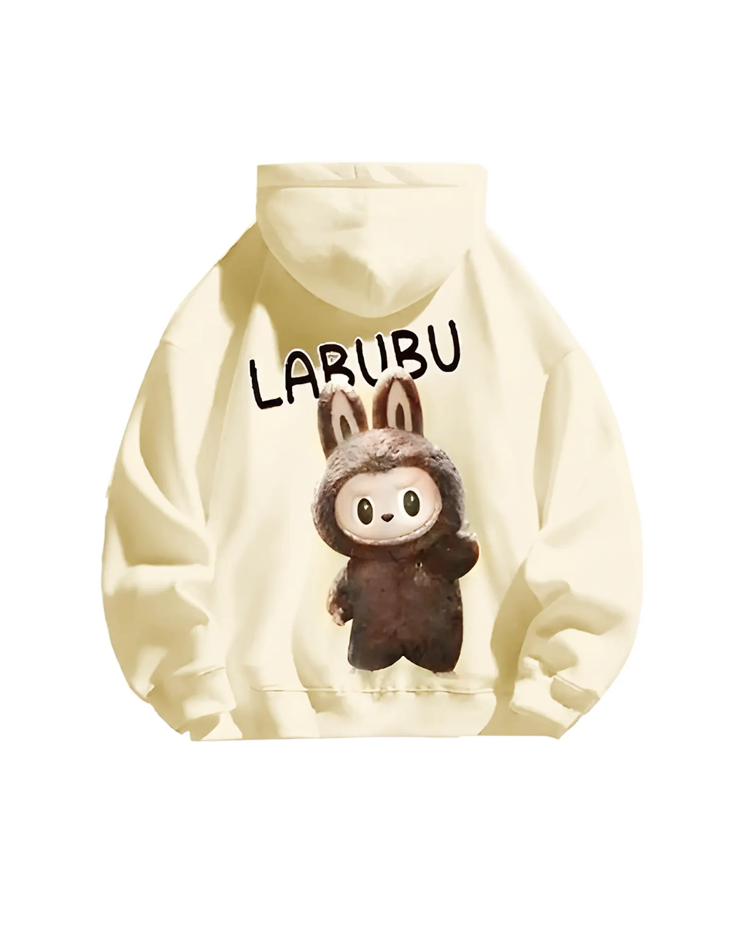Labubu The Monster Cream Hoodie | Labubu Cream Hoodie