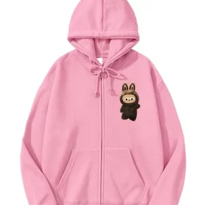 Labubu The Monster Pink Hoodie