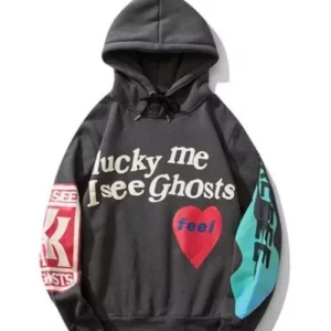 Mens Lucky Me I See Ghosts Hoodie