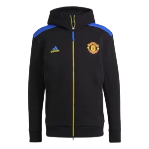 Men Manchester United Adidas Z.N.E. Black Jacket