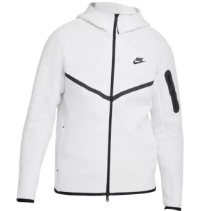 Men's Nike Fleece Windrunner White Jacket