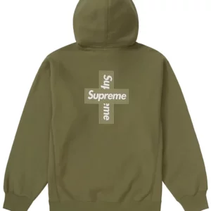 トップス Supreme Box Logo Hooded Sweatshirt Green Supreme Box Logo Hooded Sweatshirt (FW25) Light Olive Men's - FW25