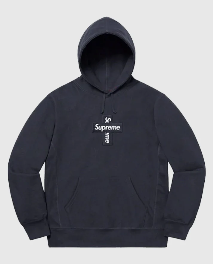トップス Supreme Cross Box Logo Supreme Cross Box Logo Hooded Sweatshirt Black Men's - FW20 - US