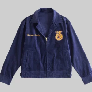 Vintage FFA American Blue Corduroy Jacket | Vintage Jacket